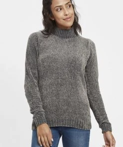 Oxmo OXESTELLA - Jersey De Punto - Pewter , Mujer