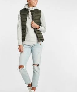 Oxmo OXCAMILLA - Chaleco - Duffel Bag Green , Mujer -Oxmo Elegante tienda 874844e37c224e2089f60b030a478d96