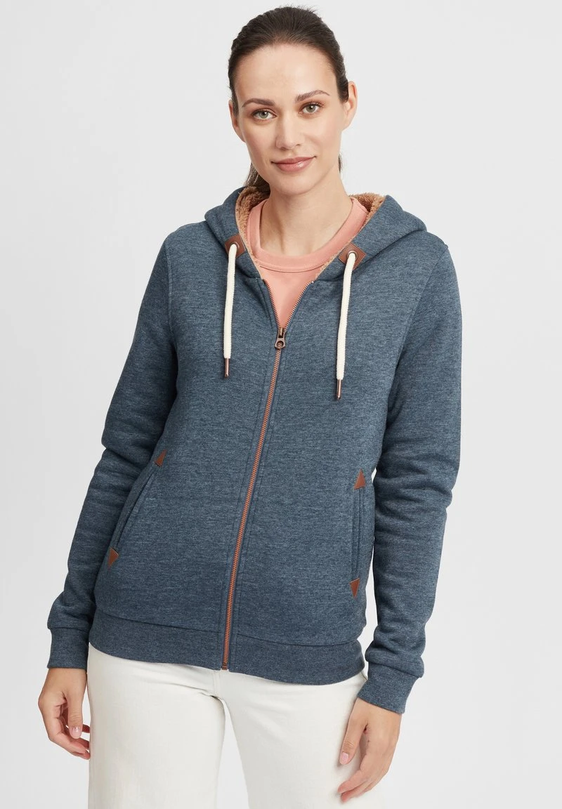 Oxmo OXVICKY - Sudadera Con Cremallera - Ins Bl Mel , Mujer 3 Oxmo OXVICKY - Sudadera Con Cremallera - Ins Bl Mel , Mujer