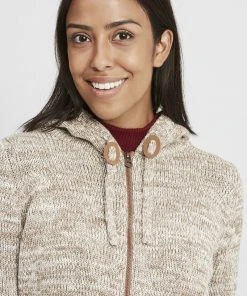 Oxmo OXPHILADELPHIA - Chaqueta De Punto - Dune , Mujer -Oxmo Elegante tienda 88a04e4901de4fa5a1dac59016bb83b6