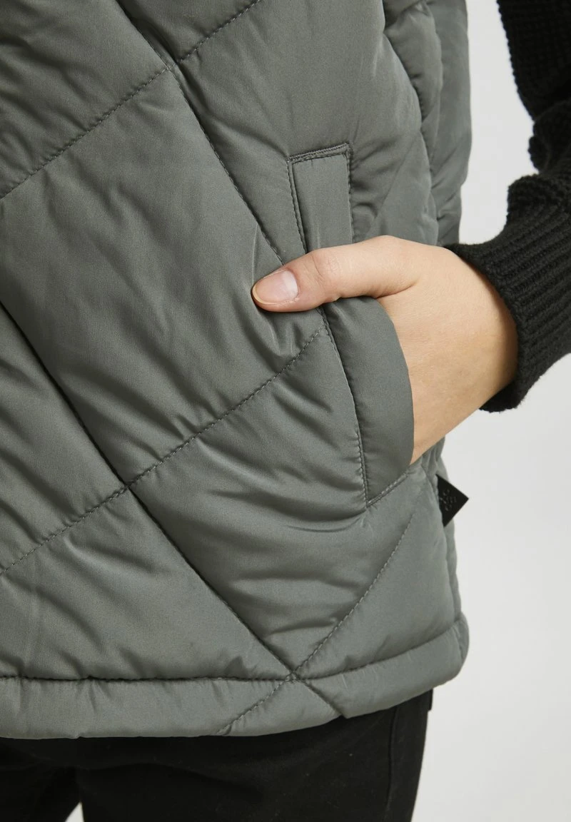 Oxmo OXSTANA - Chaleco - Pewter, Mujer 7 Oxmo OXSTANA - Chaleco - Pewter, Mujer - Image 5