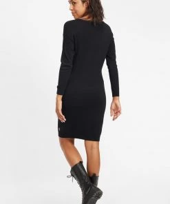 Oxmo OXELLA - Vestido De Punto - Black, Mujer -Oxmo Elegante tienda 8f67b3c11adf44ab83b6e304d2ca38b4