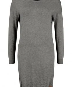 Oxmo OXELLA - Vestido De Punto - Grey Mel , Mujer -Oxmo Elegante tienda 9076df41c8804cae96fb2ec2477c25aa