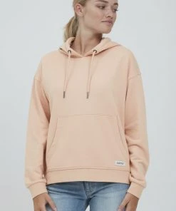 Oxmo OXGRETA - Jersey Con Capucha - Mahogany Rose, Mujer