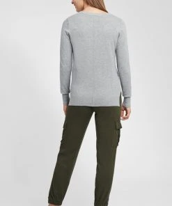 Oxmo OXWINOVA - Jersey De Punto - Medium Grey Melange , Mujer -Oxmo Elegante tienda 9380c9bde5ed4c359cf0317dce40a0da