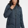 Oxmo OXJUNCHEN - Abrigo De Invierno - Insignia Blue, Mujer -Oxmo Elegante tienda 94d5cf4b0c9e40a2942d9f8c1d4e8d98