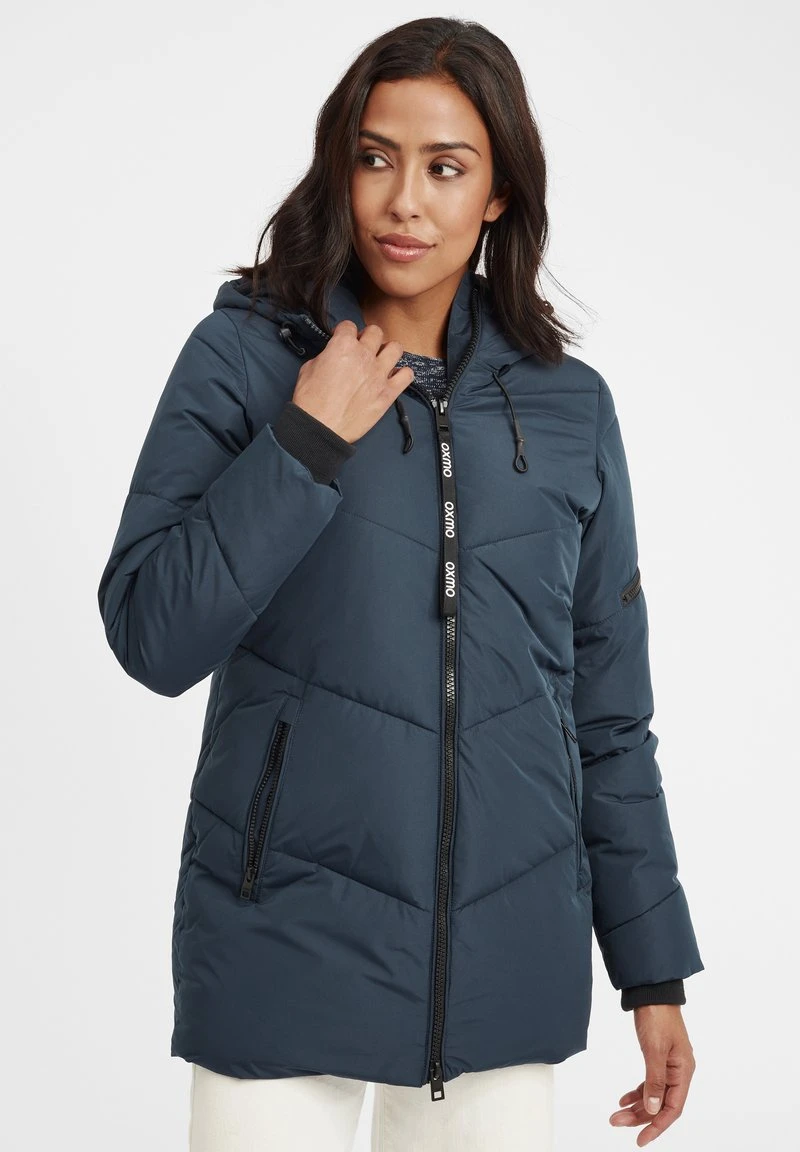 Oxmo OXJUNCHEN - Abrigo De Invierno - Insignia Blue, Mujer 3 Oxmo OXJUNCHEN - Abrigo De Invierno - Insignia Blue, Mujer