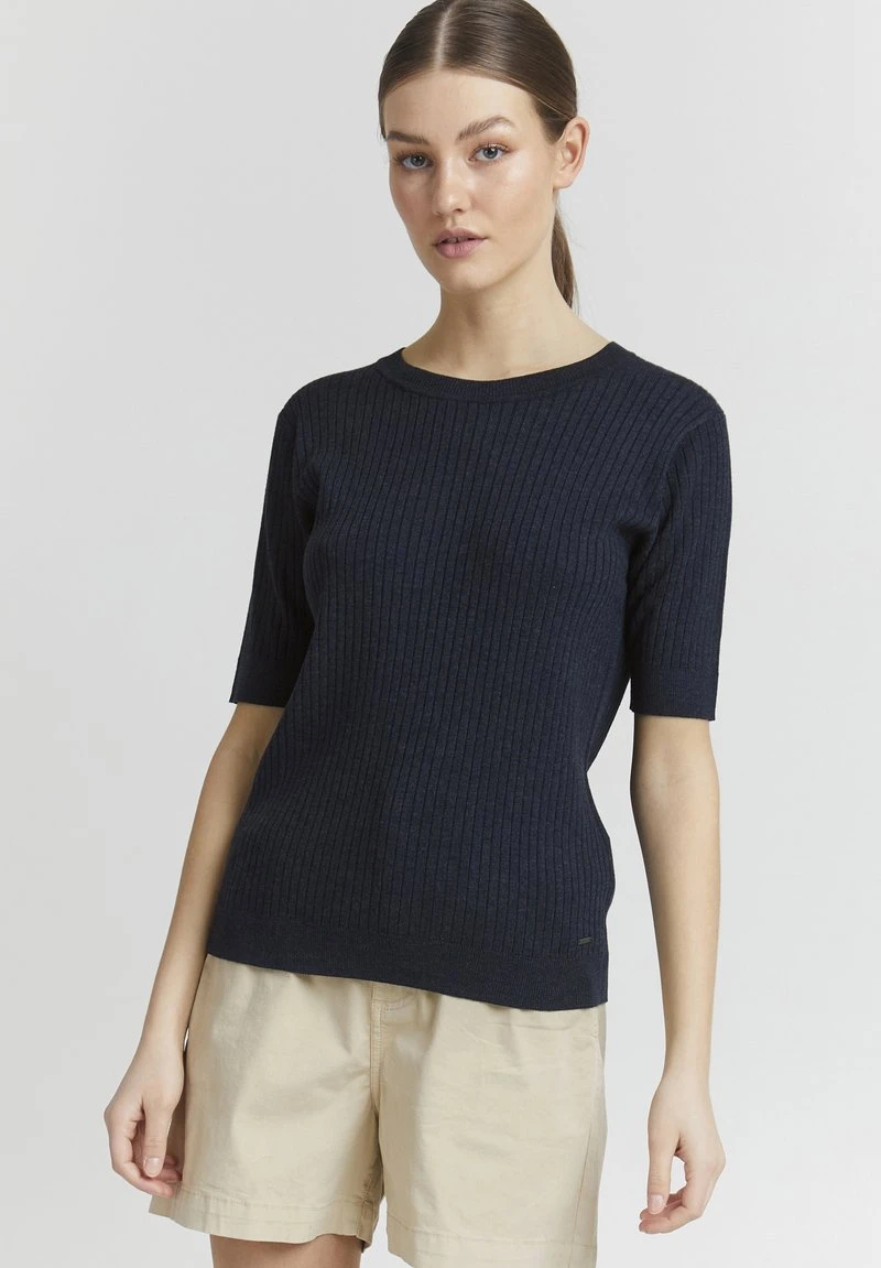 Oxmo RIONA - Camiseta Básica - Totaleclipsemelange, Mujer 3 Oxmo RIONA - Camiseta Básica - Totaleclipsemelange, Mujer