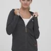 Oxmo OXWANDA - Chaqueta De Punto - Dar Grey M, Mujer -Oxmo Elegante tienda 96e7d80b1095464bac7d19a1513a3b97