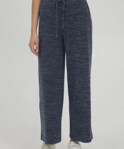 Oxmo OXBERENICE - Pantalones Deportivos - Total Eclipse Melange , Mujer