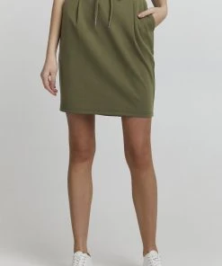 Oxmo OXARNA - Falda Acampanada - Ivy Green , Mujer