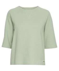 Oxmo JONNE - Camiseta Básica - Frosty Green, Mujer -Oxmo Elegante tienda 98329a74041441ad9ca0c5498bd0dcd4
