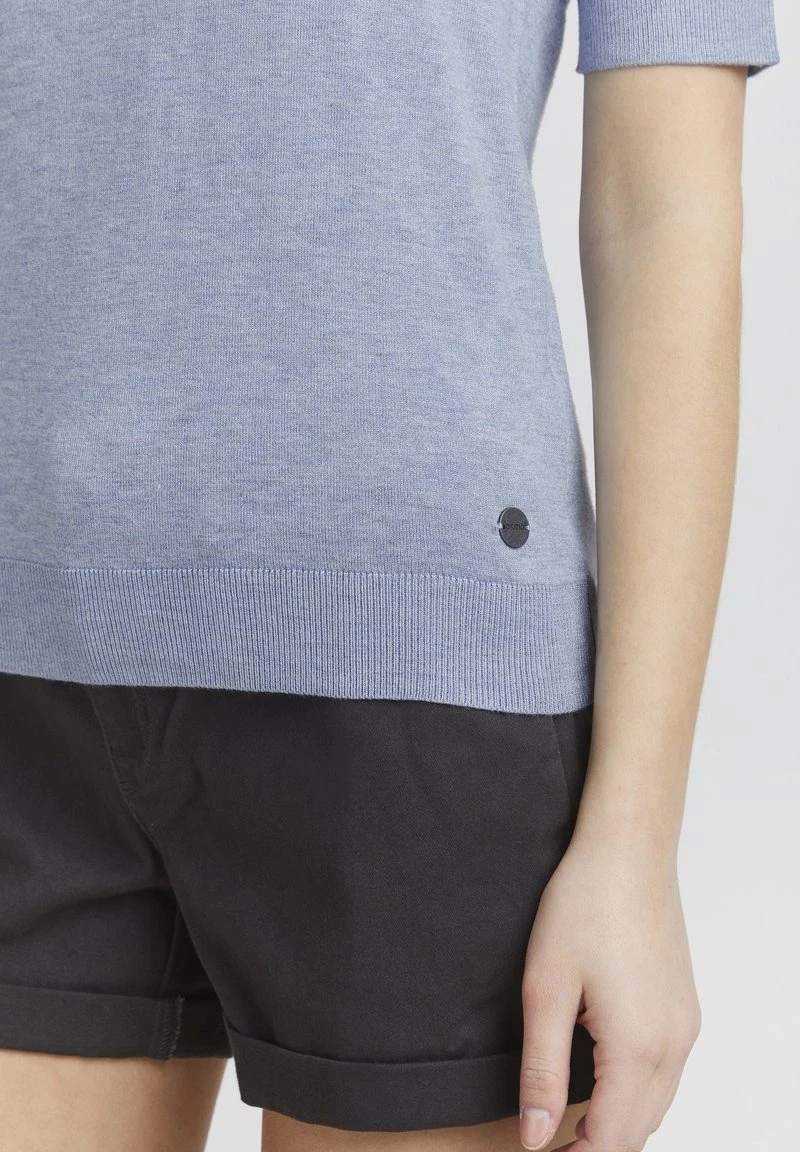 Oxmo OXHELIN - Camiseta Básica - Kentucky Blue Melange, Mujer 7 Oxmo OXHELIN - Camiseta Básica - Kentucky Blue Melange, Mujer - Image 5