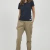 Oxmo OXCONZI - Pantalones - Mottled Beige , Mujer -Oxmo Elegante tienda 9dce368baf03454d96f7509fa74af5aa