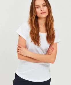 Oxmo OXLYDI - Camiseta Básica - White , Mujer