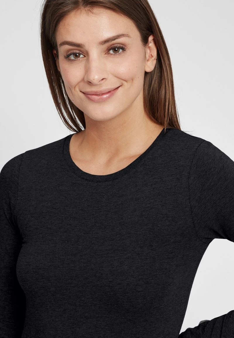 Oxmo OXMARIE - Camiseta De Manga Larga - Black , Mujer 6 Oxmo OXMARIE - Camiseta De Manga Larga - Black , Mujer - Image 4