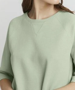 Oxmo JONNE - Camiseta Básica - Frosty Green, Mujer -Oxmo Elegante tienda 9fee8d7d41b2453c89c945ad51aca916