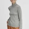 Oxmo OXWINA - Jersey De Punto - Medium Grey Melange, Mujer -Oxmo Elegante tienda a301656b901f4404bb49e020007274e0