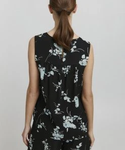 Oxmo OXESJA - Blusa - Black Mix , Mujer -Oxmo Elegante tienda a42e8c9bd04a494c88723e4fb3c70b39