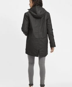 Oxmo OXJANINA - Parka - Black , Mujer -Oxmo Elegante tienda a47d22399ffe42c5b6e7f182688a64a7