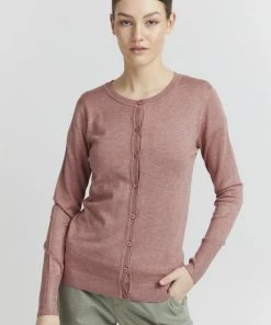 Oxmo Chaqueta De Punto - Ash Rose Melange , Mujer