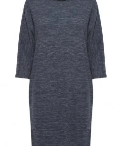 Oxmo OXBINALA - Vestido De Punto - Total Eclipse Melange , Mujer -Oxmo Elegante tienda a7c8e7cc91b34547909021b848eca086