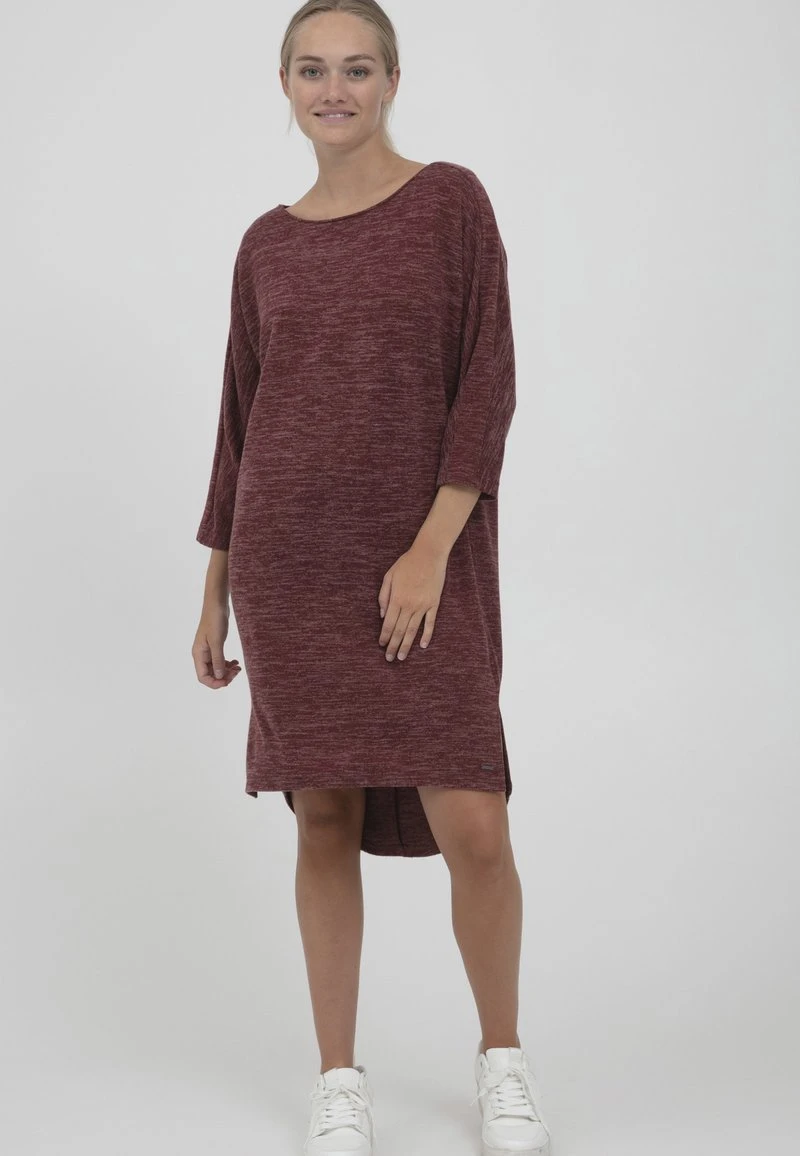 Oxmo OXBINALA - Vestido De Punto - Chocolate Truffle Melange, Mujer 4 Oxmo OXBINALA - Vestido De Punto - Chocolate Truffle Melange, Mujer - Image 2