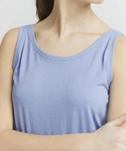 Oxmo PINA - Top - Bel Air Blue , Mujer -Oxmo Elegante tienda a95017d8d76a4271a44ab0d93683cc7e