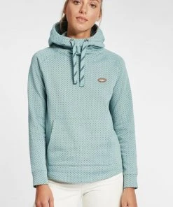 Oxmo OXAMINA - Jersey Con Capucha - Smoke Blue Melange , Mujer