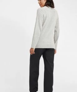 Oxmo OXGIANNA - Jersey De Punto - Light Grey Melange, Mujer -Oxmo Elegante tienda aac8575e87394b7dbb1bff7e93808b6f