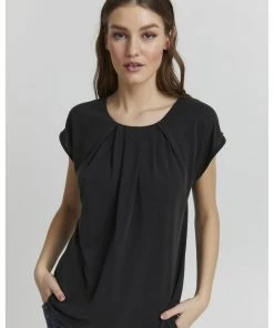 Oxmo BJALLA - Camiseta Estampada - Black , Mujer