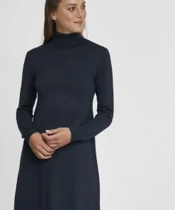 Oxmo OXWINALA - Vestido De Punto - Total Eclipse, Mujer