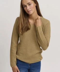 Oxmo OXHANNA - Jersey De Punto - Kelp , Mujer