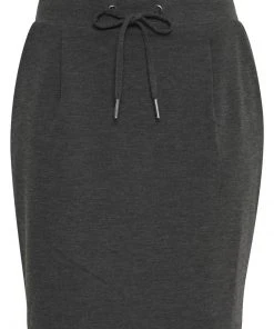 Oxmo OXARNA - Falda Acampanada - Medium Grey Melange , Mujer -Oxmo Elegante tienda b11cee43629d400585525df7101a1d56