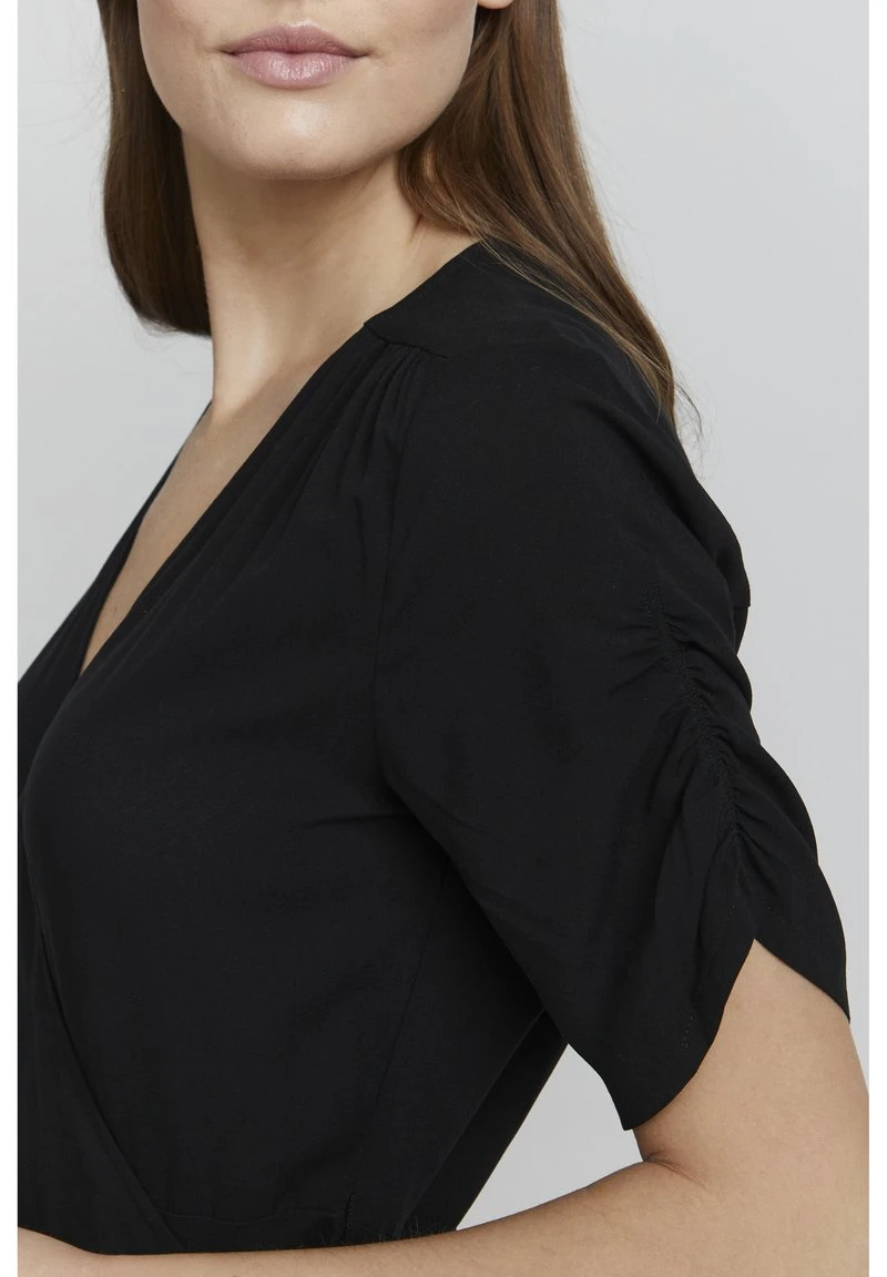 Oxmo OXEMBLA - Vestido Informal - Black , Mujer 6 Oxmo OXEMBLA - Vestido Informal - Black , Mujer - Image 4