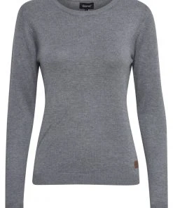Oxmo OXEDDA - Jersey De Punto - Grey Mel , Mujer -Oxmo Elegante tienda b1e13933791b47b296619a902a486f1a