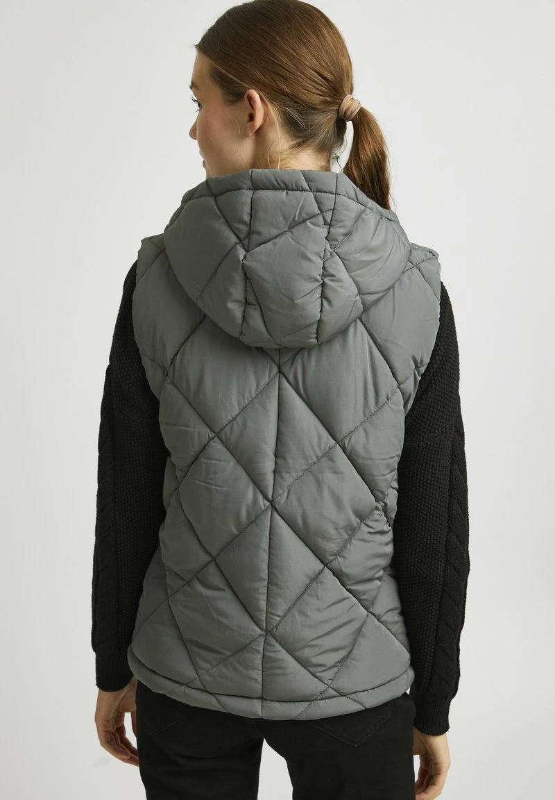 Oxmo OXSTANA - Chaleco - Pewter, Mujer 5 Oxmo OXSTANA - Chaleco - Pewter, Mujer - Image 3