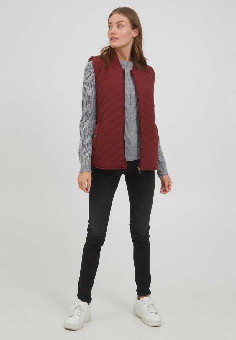 Oxmo OXMACY - Chaleco - Chocolate Truffle, Mujer 4 Oxmo OXMACY - Chaleco - Chocolate Truffle, Mujer - Image 2