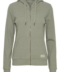 Oxmo OXLOVA - Sudadera Con Cremallera - Seagrass Melange , Mujer -Oxmo Elegante tienda b4f8cf9d57f64ca3a5a7d2d3c5b9ad39