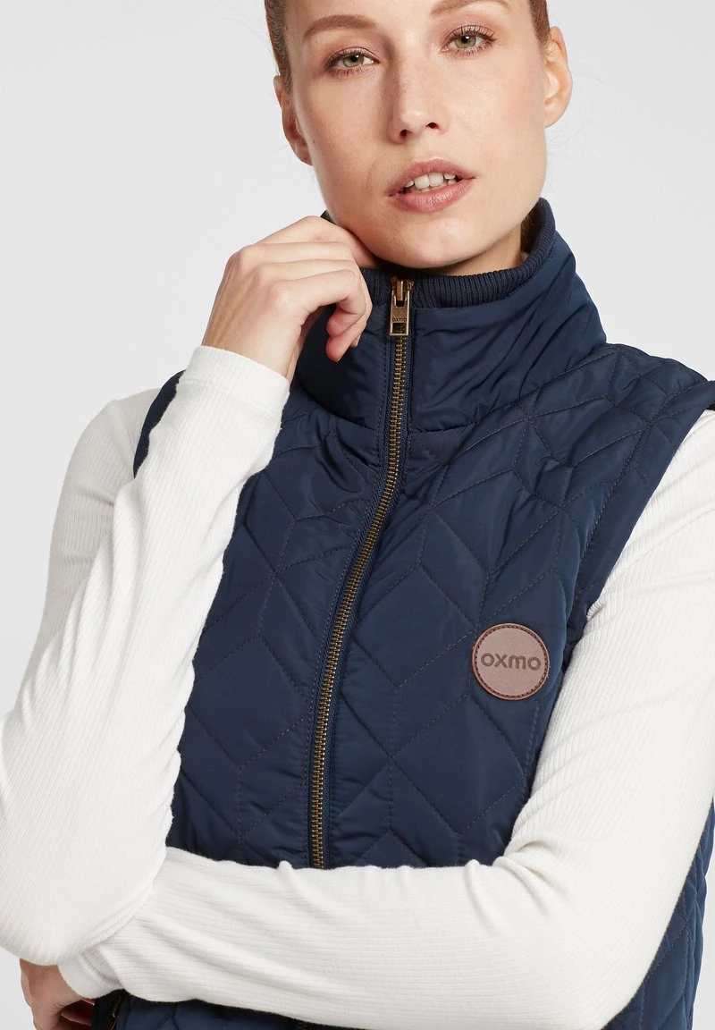 Oxmo OXALITA - Chaleco - Dress Blues , Mujer 6 Oxmo OXALITA - Chaleco - Dress Blues , Mujer - Image 4