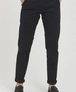 Oxmo OXCHAKIRA - Pantalones Chinos - Black , Mujer