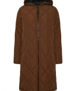 Oxmo OXSTANCA - Abrigo De Invierno - Brown, Mujer -Oxmo Elegante tienda b69bf36d066f406a924b8951ca3fdab0
