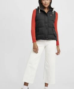 Oxmo OXLEWONDA - Chaleco - Black, Mujer -Oxmo Elegante tienda b6f885ff37044c6a9da43c4a3cec6901