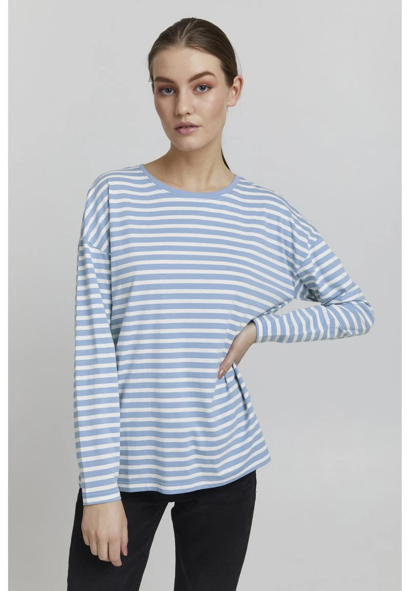 Oxmo Camiseta De Manga Larga - Bel Air Blue , Mujer 3 Oxmo Camiseta De Manga Larga - Bel Air Blue , Mujer