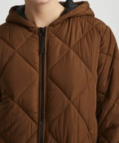 Oxmo OXSTANCA - Abrigo De Invierno - Brown, Mujer -Oxmo Elegante tienda b82956f980be4df28bc469809b471c47