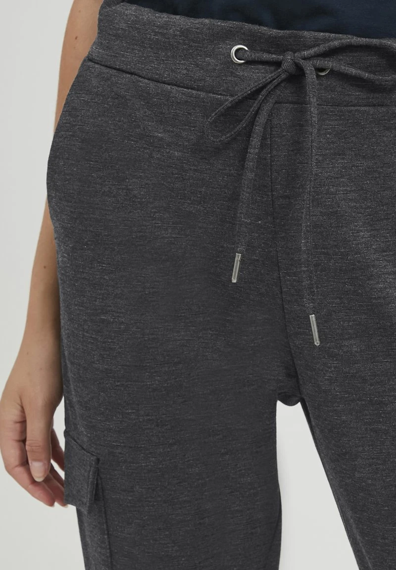 Oxmo OXHENNI - Pantalones Cargo - Dark Grey Melange , Mujer 6 Oxmo OXHENNI - Pantalones Cargo - Dark Grey Melange , Mujer - Image 4