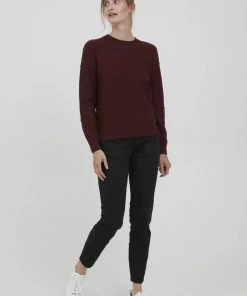 Oxmo OXDOTTA - Jersey De Punto - Chocolate Truffle, Mujer -Oxmo Elegante tienda b8cea6b8adc94a43ab4088d6c4aabec1