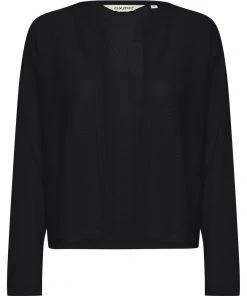 Oxmo KIKE - Chaqueta De Punto - Black , Mujer -Oxmo Elegante tienda b968e5acde5f4b5abc05ed0deedb86a4