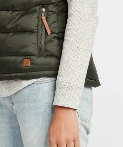 Oxmo OXCAMILLA - Chaleco - Duffel Bag Green , Mujer -Oxmo Elegante tienda b9d9f8d65c374d6ea908b352012dbe9c