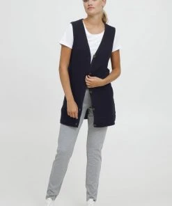 Oxmo OXHEIDI - Chaleco - Total Eclipse , Mujer -Oxmo Elegante tienda bace772d45bd41e5a63c284a447d0a31